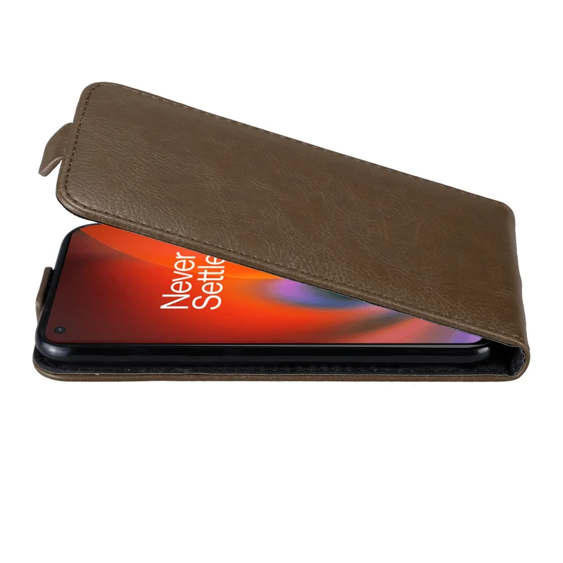 Cadorabo Hülle kompatibel mit OnePlus Nord 2 5G Schutzhülle im Flip Design mit Magnetverschluss