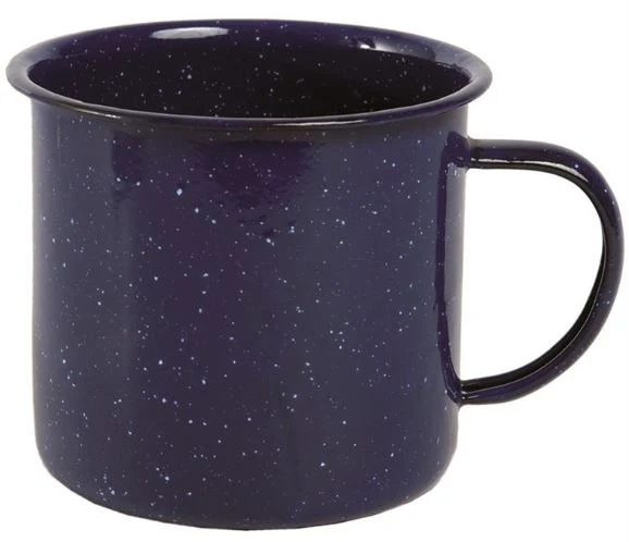 Mil-Tec Western Trinkbecher Emaille 680ml Blau