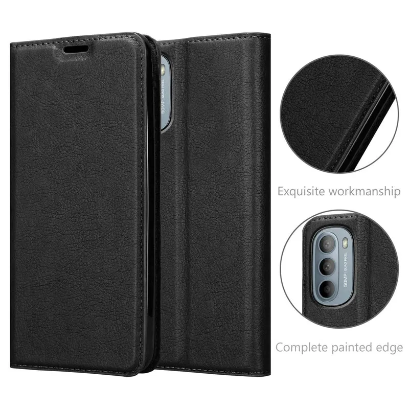 Cadorabo Hülle kompatibel mit Motorola MOTO G31 / G41 Schutzhülle mit Magnetverschluss, Standfunktion und Kartenfach