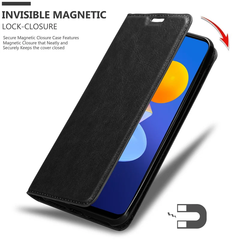 Cadorabo Hülle kompatibel mit Vivo Y52 5G / Y72 5G Schutzhülle mit Magnetverschluss, Standfunktion und Kartenfach