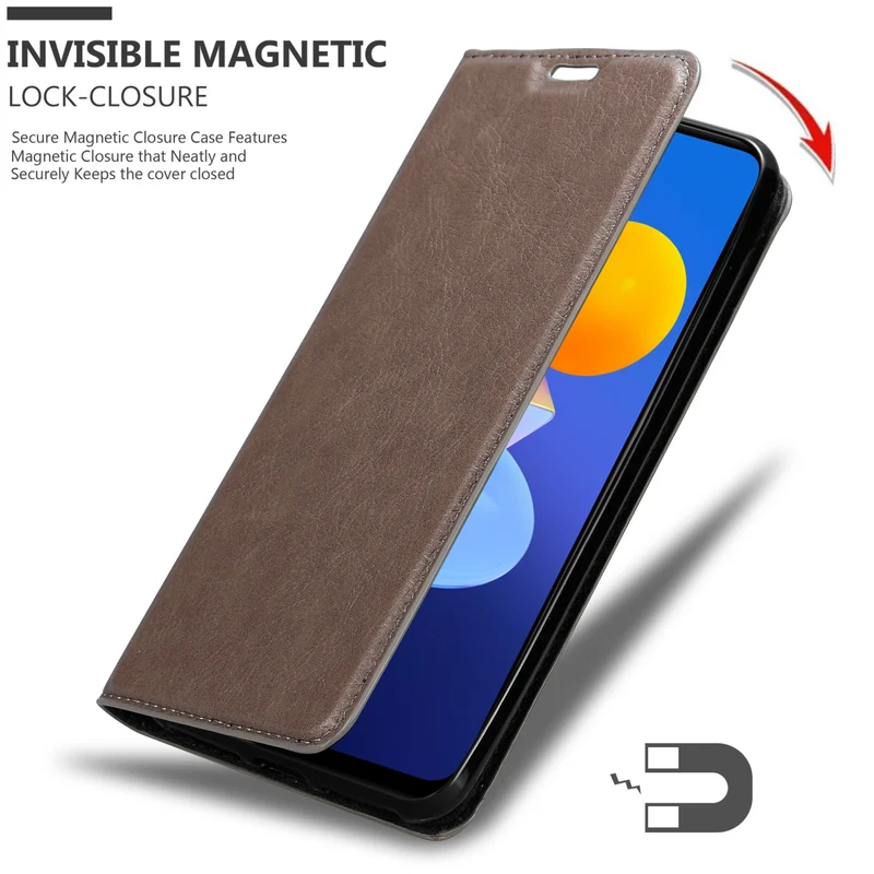 Cadorabo Hülle kompatibel mit Vivo Y52 5G / Y72 5G Schutzhülle mit Magnetverschluss, Standfunktion und Kartenfach