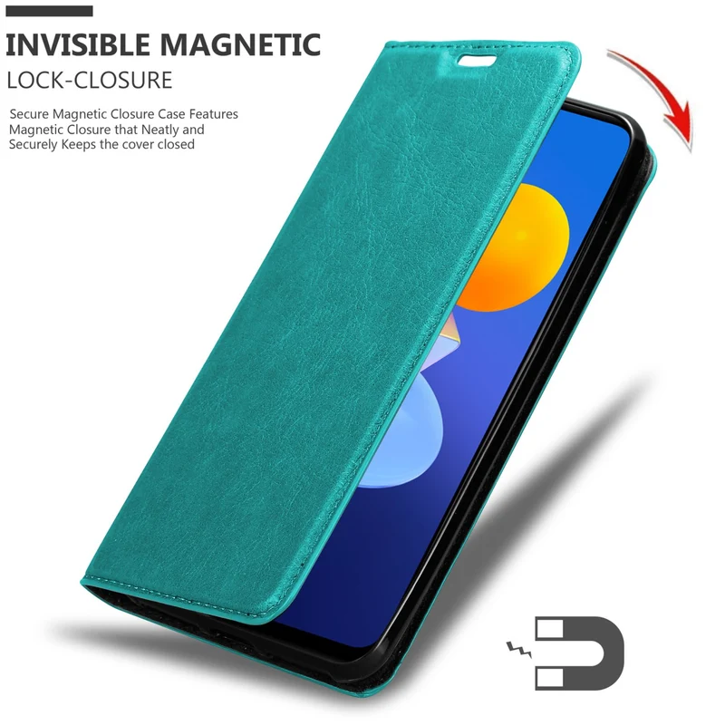 Cadorabo Hülle kompatibel mit Vivo Y52 5G / Y72 5G Schutzhülle mit Magnetverschluss, Standfunktion und Kartenfach
