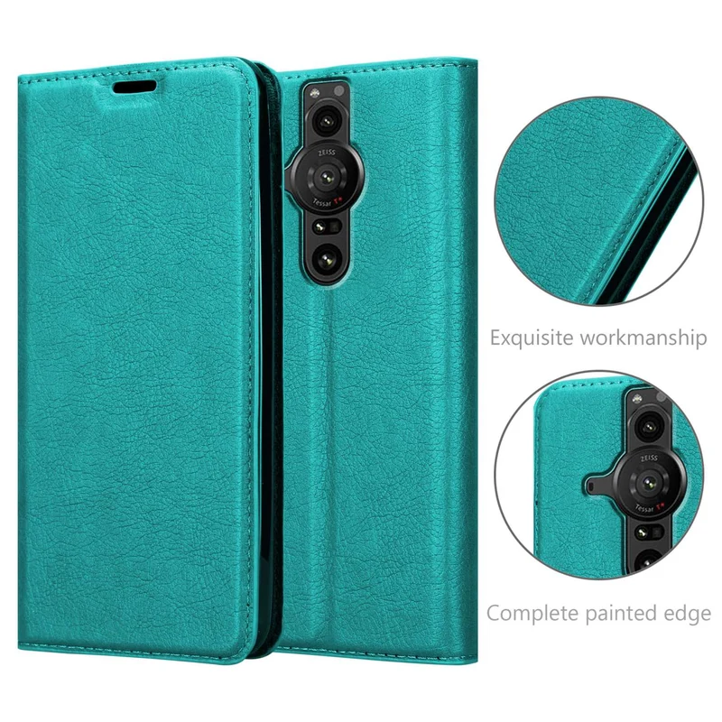 Cadorabo Hülle kompatibel mit Sony Xperia PRO-I Schutzhülle mit Magnetverschluss, Standfunktion und Kartenfach