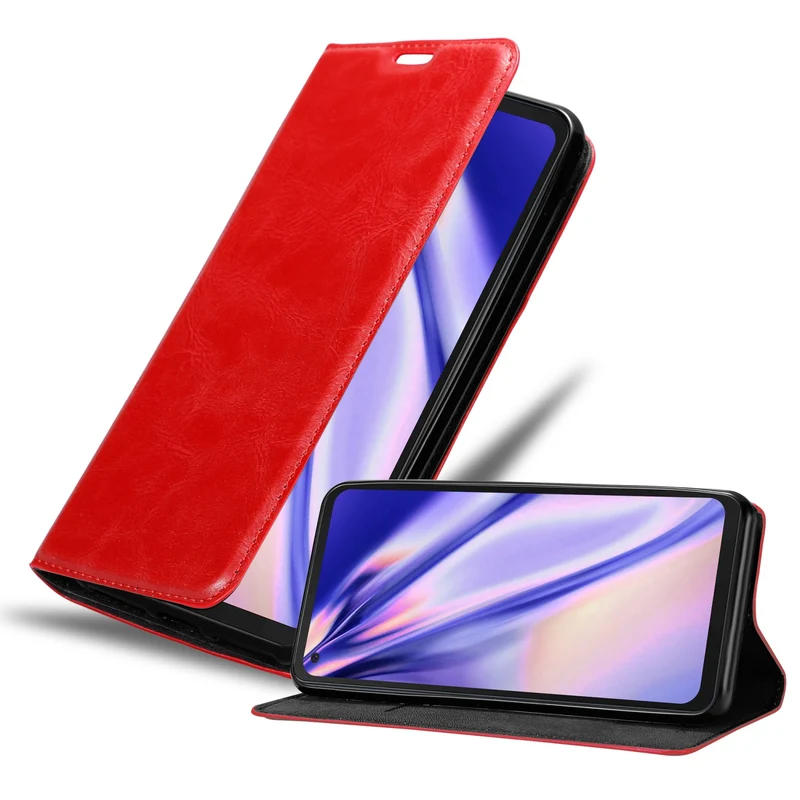 Cadorabo Hülle kompatibel mit Samsung Galaxy XCover PRO Schutzhülle mit Magnetverschluss, Standfunktion und Kartenfach