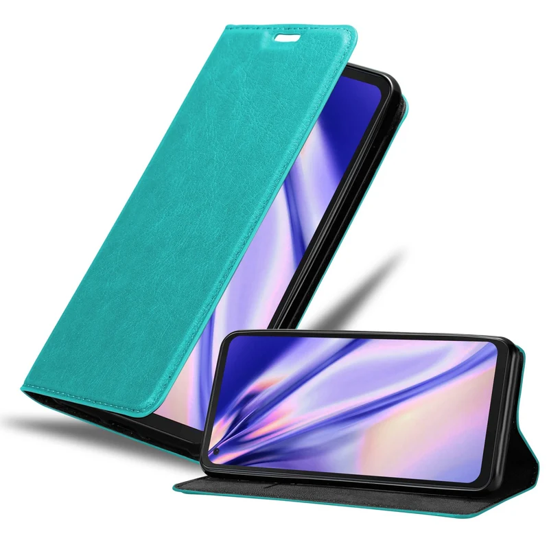 Cadorabo Hülle kompatibel mit Samsung Galaxy XCover PRO Schutzhülle mit Magnetverschluss, Standfunktion und Kartenfach