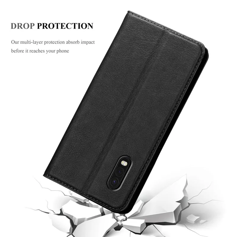 Cadorabo Hülle kompatibel mit Samsung Galaxy XCover PRO Schutzhülle mit Magnetverschluss, Standfunktion und Kartenfach