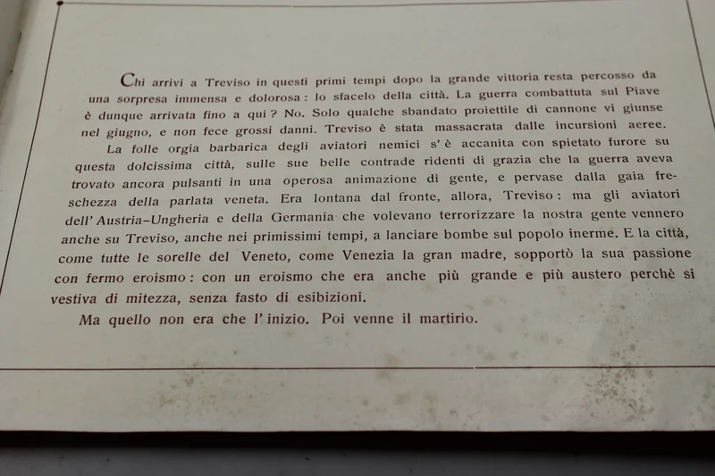 „Das Martyrium von Treviso“ – 1919 A. Fraccaroli