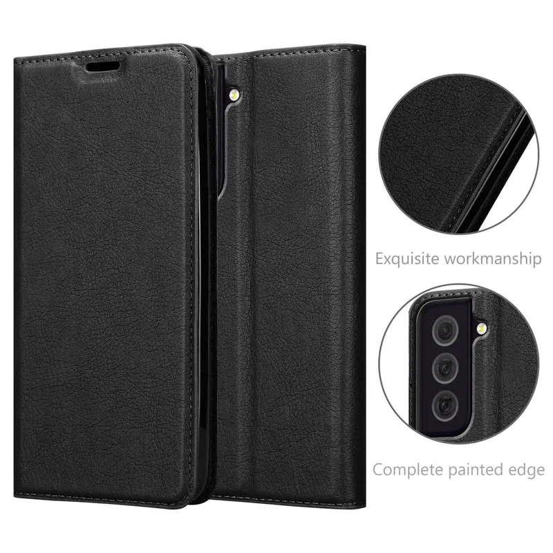 Cadorabo Hülle kompatibel mit Samsung Galaxy S22 PLUS Schutzhülle mit Magnetverschluss, Standfunktion und Kartenfach