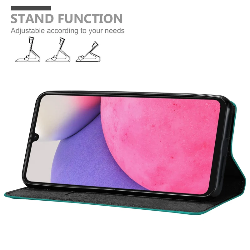 Cadorabo Hülle kompatibel mit Samsung Galaxy A33 5G Schutzhülle mit Magnetverschluss, Standfunktion und Kartenfach