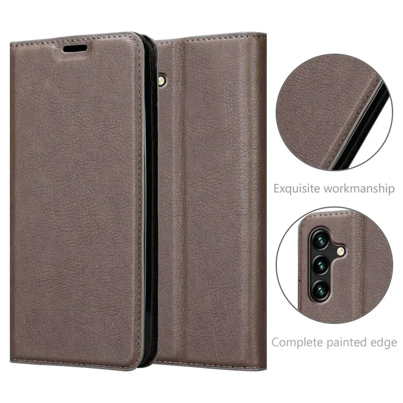 Cadorabo Hülle kompatibel mit Samsung Galaxy A13 5G Schutzhülle mit Magnetverschluss, Standfunktion und Kartenfach