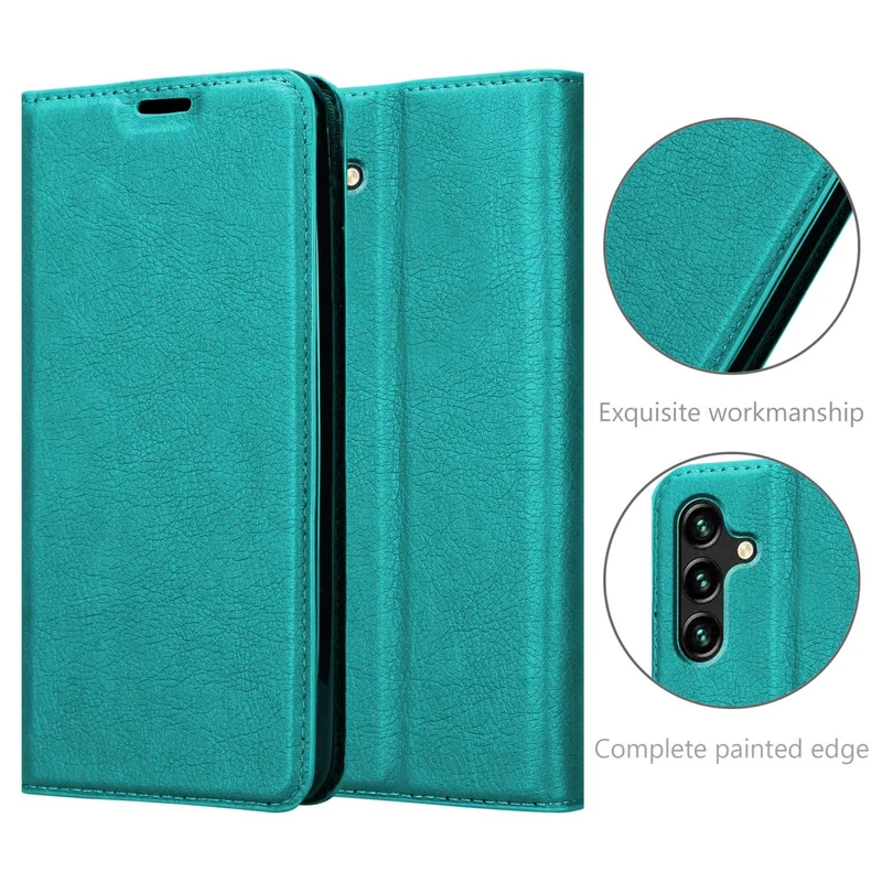 Cadorabo Hülle kompatibel mit Samsung Galaxy A13 5G Schutzhülle mit Magnetverschluss, Standfunktion und Kartenfach