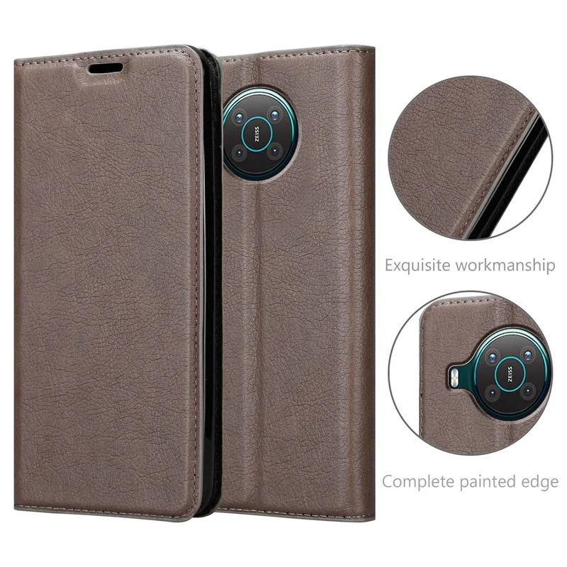 Cadorabo Hülle kompatibel mit Nokia X10 / X20 Schutzhülle mit Magnetverschluss, Standfunktion und Kartenfach