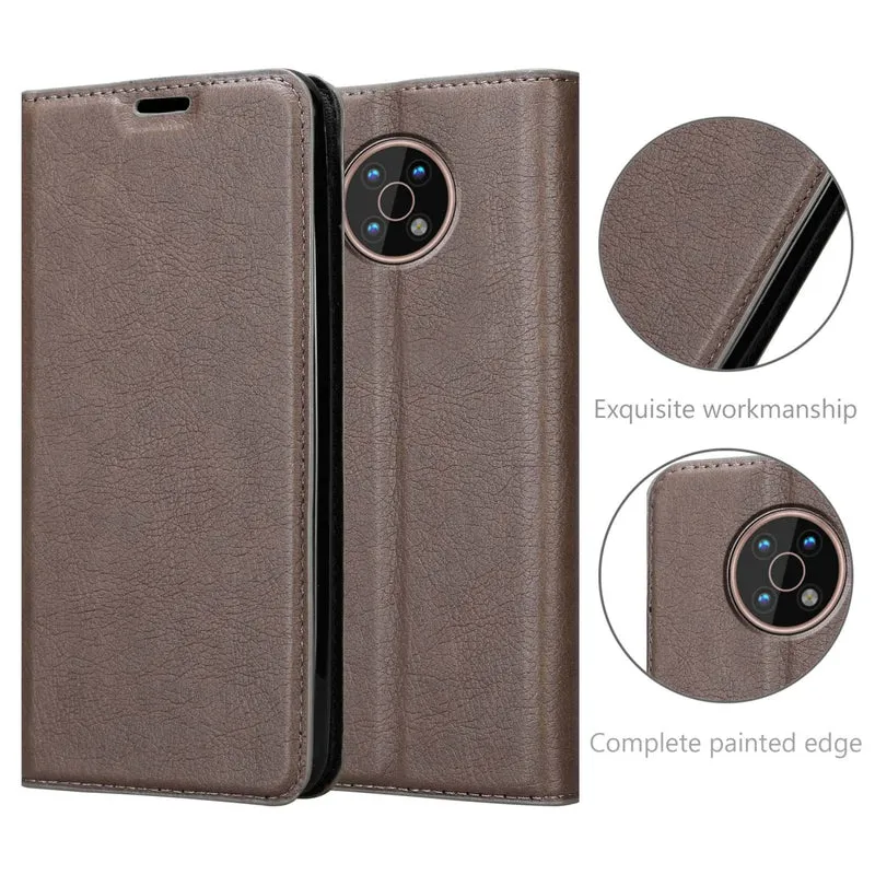 Cadorabo Hülle kompatibel mit Nokia G50 5G Schutzhülle mit Magnetverschluss, Standfunktion und Kartenfach