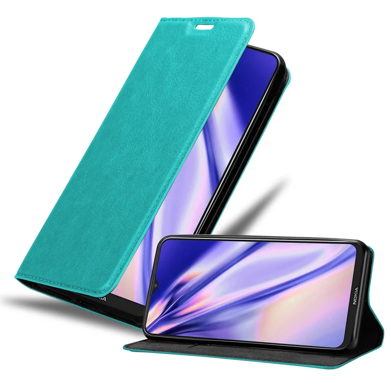 Cadorabo Hülle kompatibel mit Nokia G10 / G20 Schutzhülle mit Magnetverschluss, Standfunktion und Kartenfach