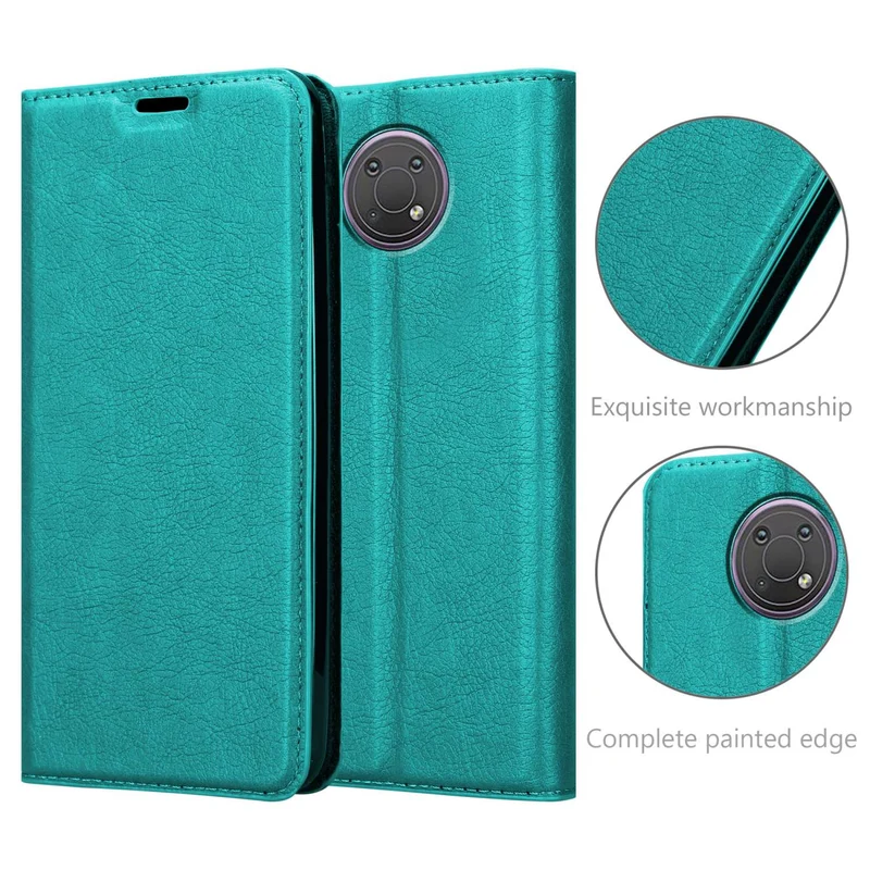 Cadorabo Hülle kompatibel mit Nokia G10 / G20 Schutzhülle mit Magnetverschluss, Standfunktion und Kartenfach