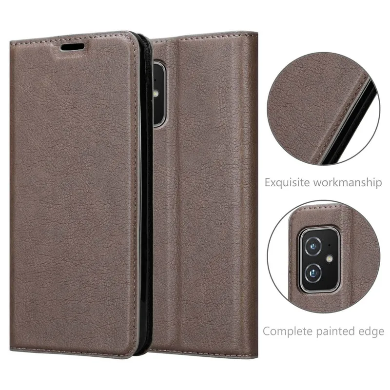 Cadorabo Hülle kompatibel mit Asus ZenFone 8 Schutzhülle mit Magnetverschluss, Standfunktion und Kartenfach