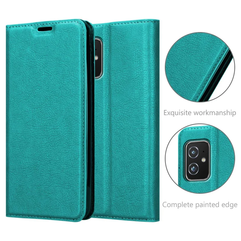 Cadorabo Hülle kompatibel mit Asus ZenFone 8 Schutzhülle mit Magnetverschluss, Standfunktion und Kartenfach