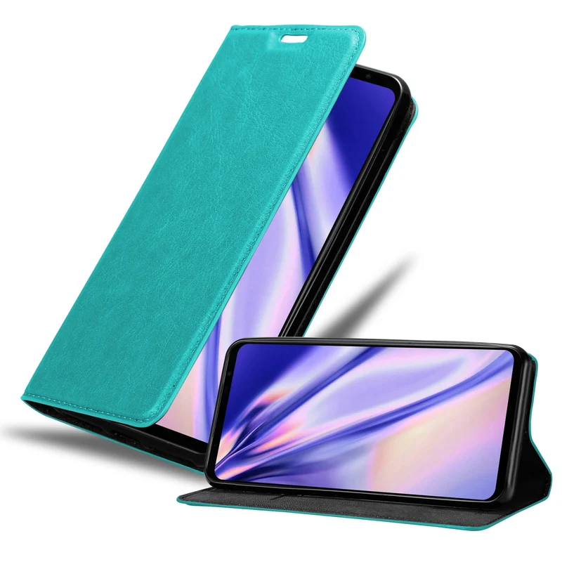 Cadorabo Hülle kompatibel mit Asus ROG Phone 5 Schutzhülle mit Magnetverschluss, Standfunktion und Kartenfach