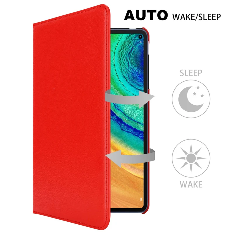 Cadorabo Tablet Hülle kompatibel mit Huawei MatePad PRO (10.8 Zoll) Schutzhülle OHNE Auto Wake Up, mit Standfunktion und Gummiband Verschluss