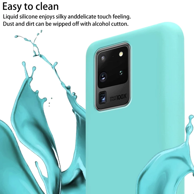 Cadorabo Handy Kette kompatibel mit Samsung Galaxy S20 ULTRA Silikon Schutzhülle mit längen verstellbaren Kordel Band