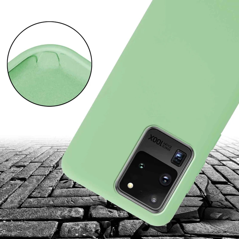 Cadorabo Handy Kette kompatibel mit Samsung Galaxy S20 ULTRA Silikon Schutzhülle mit längen verstellbaren Kordel Band