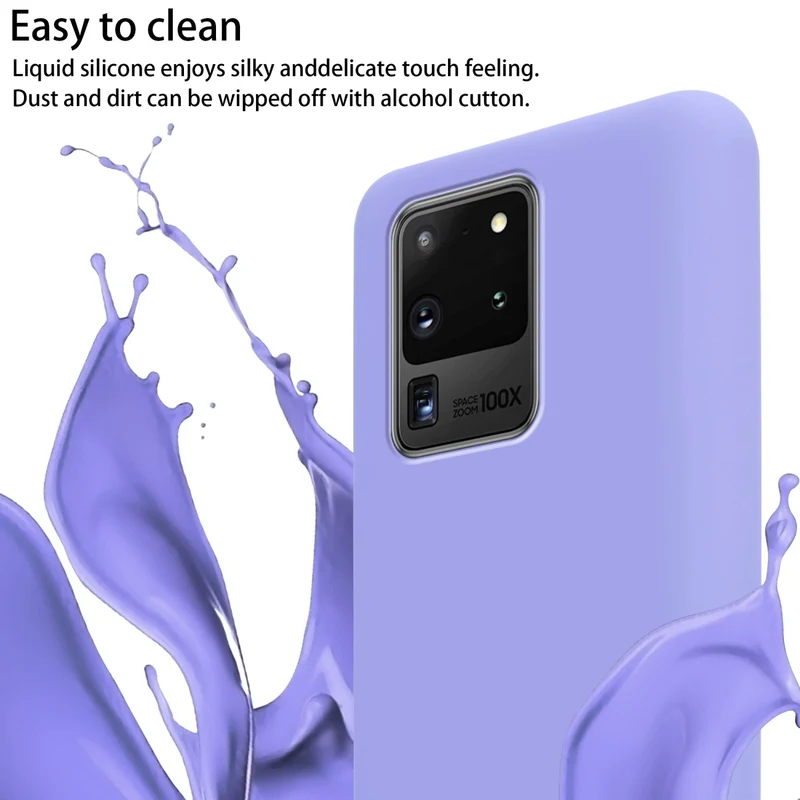 Cadorabo Handy Kette kompatibel mit Samsung Galaxy S20 ULTRA Silikon Schutzhülle mit längen verstellbaren Kordel Band