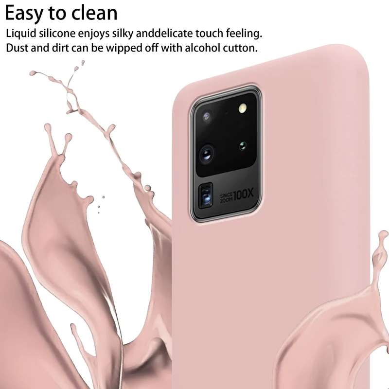 Cadorabo Handy Kette kompatibel mit Samsung Galaxy S20 ULTRA Silikon Schutzhülle mit längen verstellbaren Kordel Band