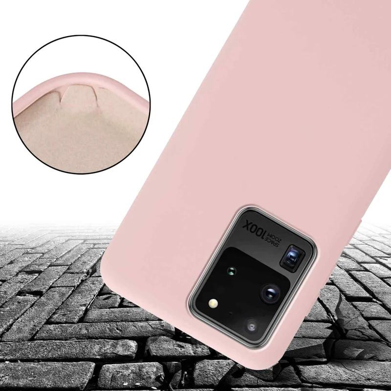 Cadorabo Handy Kette kompatibel mit Samsung Galaxy S20 ULTRA Silikon Schutzhülle mit längen verstellbaren Kordel Band