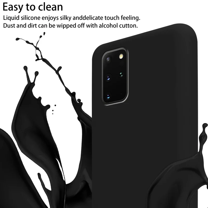 Cadorabo Handy Kette kompatibel mit Samsung Galaxy S20 PLUS Silikon Schutzhülle mit längen verstellbaren Kordel Band