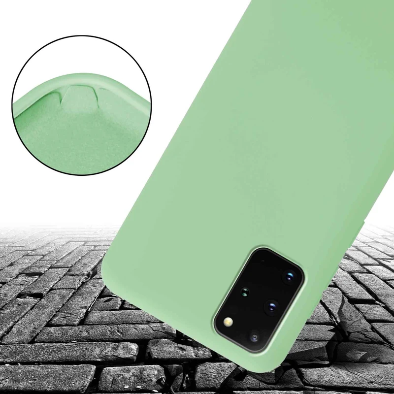 Cadorabo Handy Kette kompatibel mit Samsung Galaxy S20 PLUS Silikon Schutzhülle mit längen verstellbaren Kordel Band