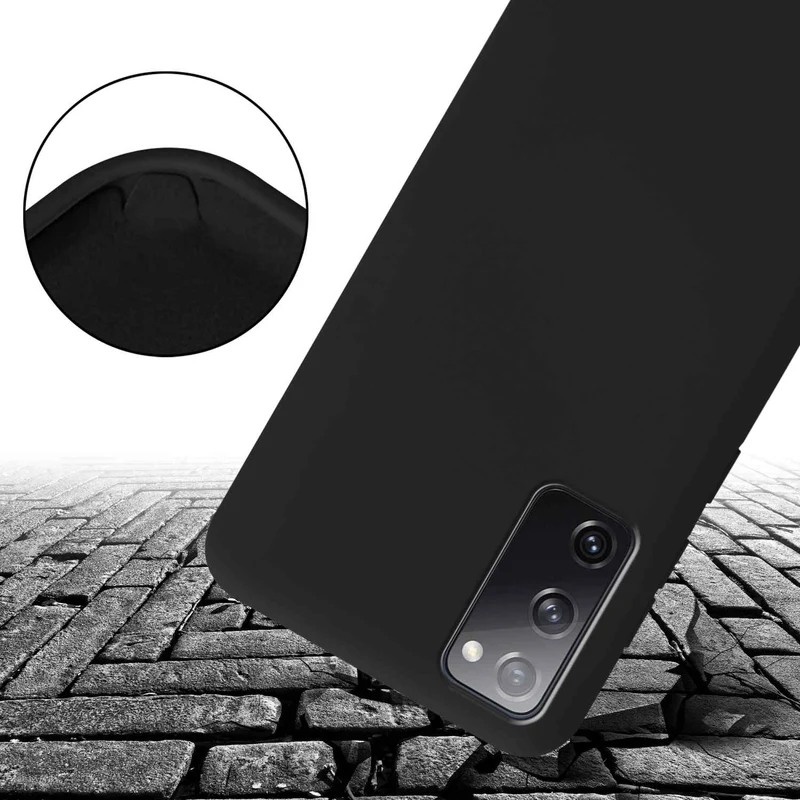 Cadorabo Handy Kette kompatibel mit Samsung Galaxy S20 FE Silikon Schutzhülle mit längen verstellbaren Kordel Band