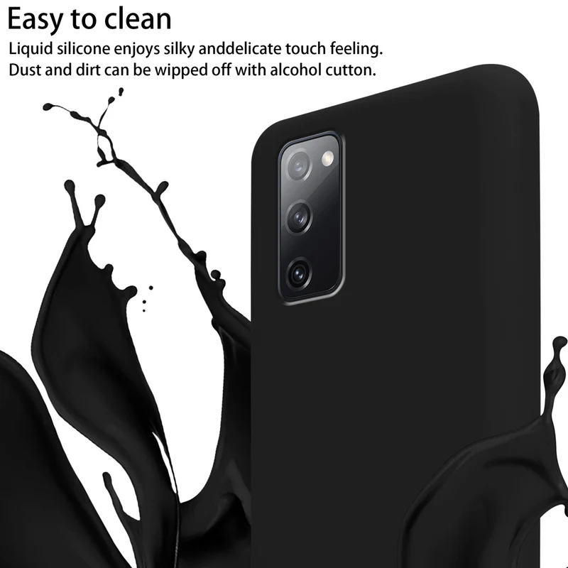 Cadorabo Handy Kette kompatibel mit Samsung Galaxy S20 FE Silikon Schutzhülle mit längen verstellbaren Kordel Band