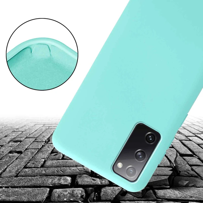 Cadorabo Handy Kette kompatibel mit Samsung Galaxy S20 FE Silikon Schutzhülle mit längen verstellbaren Kordel Band