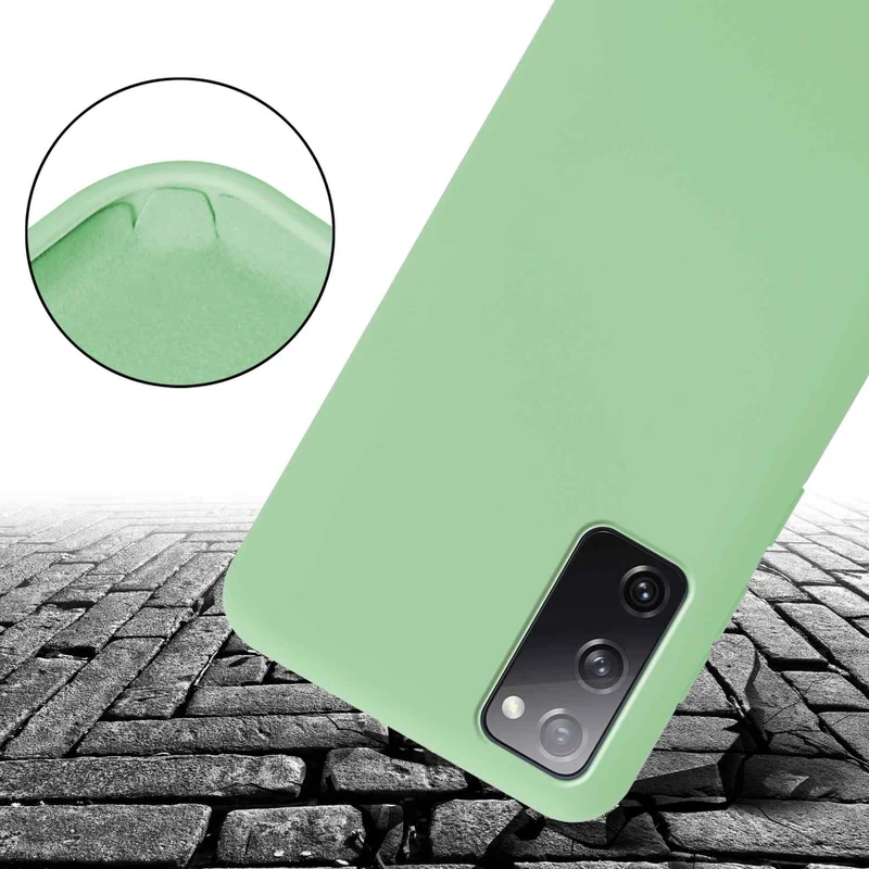 Cadorabo Handy Kette kompatibel mit Samsung Galaxy S20 FE Silikon Schutzhülle mit längen verstellbaren Kordel Band
