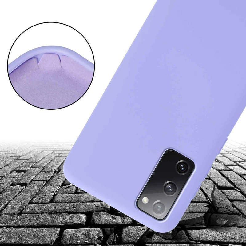 Cadorabo Handy Kette kompatibel mit Samsung Galaxy S20 FE Silikon Schutzhülle mit längen verstellbaren Kordel Band
