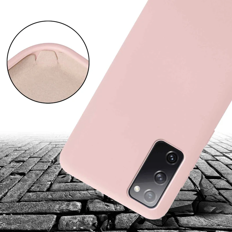 Cadorabo Handy Kette kompatibel mit Samsung Galaxy S20 FE Silikon Schutzhülle mit längen verstellbaren Kordel Band