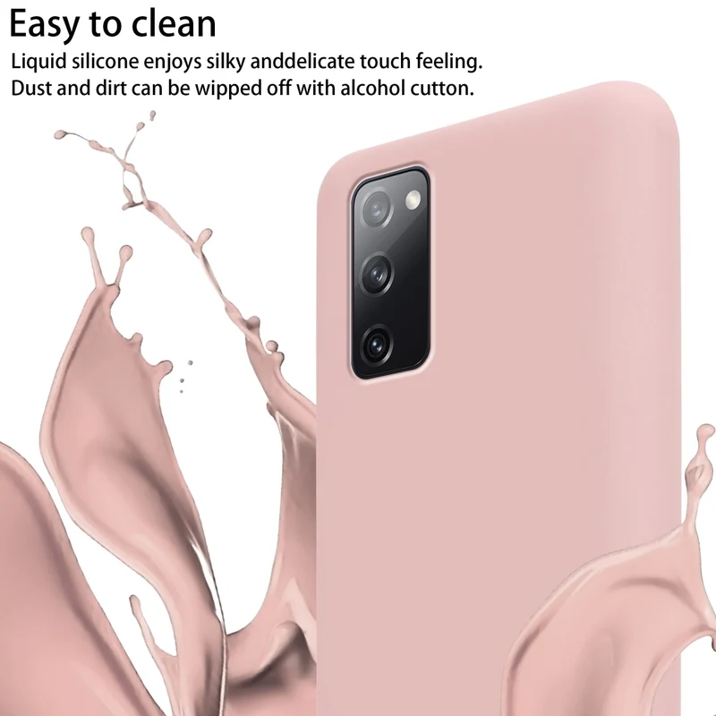 Cadorabo Handy Kette kompatibel mit Samsung Galaxy S20 FE Silikon Schutzhülle mit längen verstellbaren Kordel Band