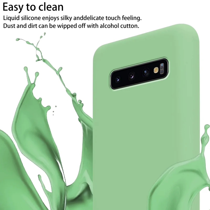 Cadorabo Handy Kette kompatibel mit Samsung Galaxy S10 PLUS Silikon Schutzhülle mit längen verstellbaren Kordel Band