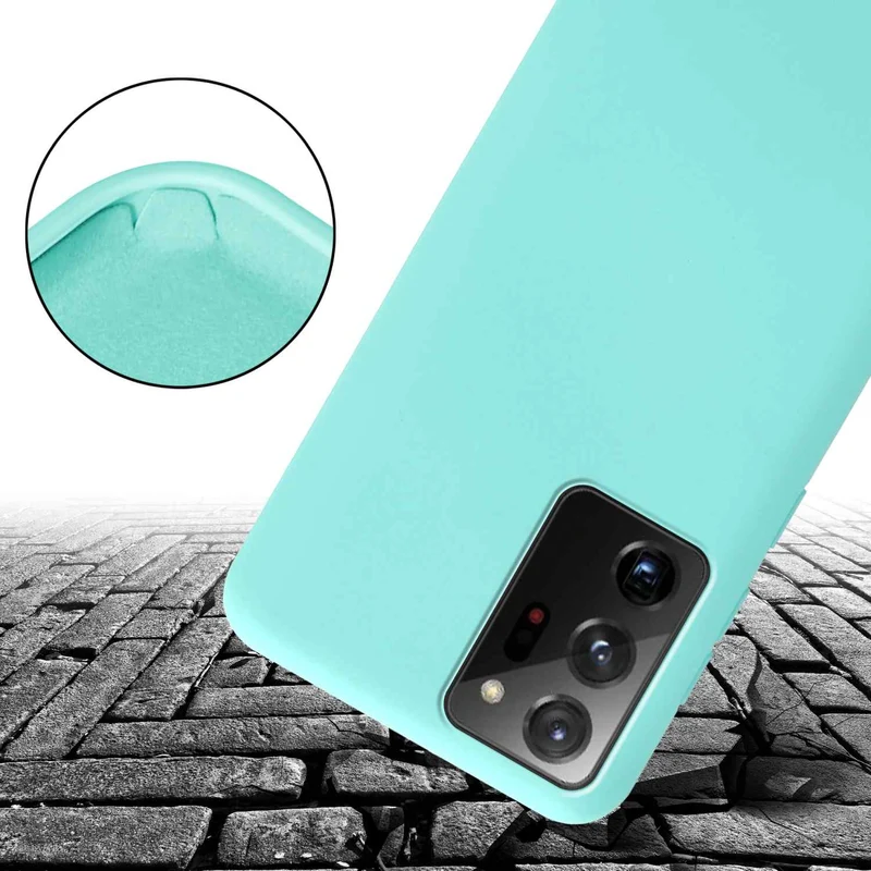 Cadorabo Handy Kette kompatibel mit Samsung Galaxy NOTE 20 PLUS Silikon Schutzhülle mit längen verstellbaren Kordel Band