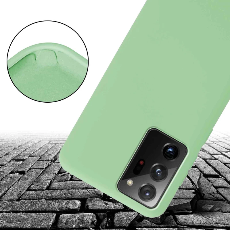Cadorabo Handy Kette kompatibel mit Samsung Galaxy NOTE 20 PLUS Silikon Schutzhülle mit längen verstellbaren Kordel Band