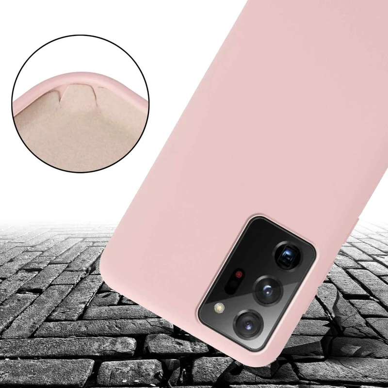 Cadorabo Handy Kette kompatibel mit Samsung Galaxy NOTE 20 PLUS Silikon Schutzhülle mit längen verstellbaren Kordel Band