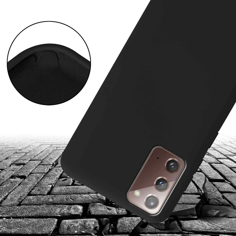 Cadorabo Handy Kette kompatibel mit Samsung Galaxy NOTE 20 Silikon Schutzhülle mit längen verstellbaren Kordel Band