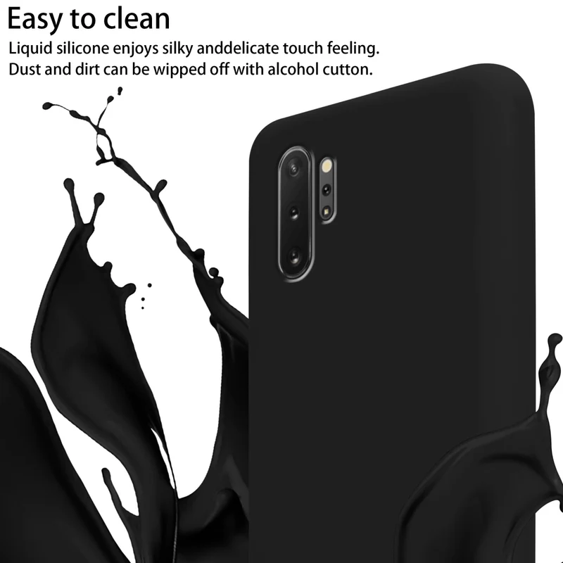 Cadorabo Handy Kette kompatibel mit Samsung Galaxy NOTE 10 PLUS Silikon Schutzhülle mit längen verstellbaren Kordel Band