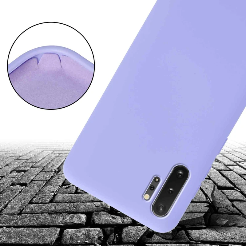 Cadorabo Handy Kette kompatibel mit Samsung Galaxy NOTE 10 PLUS Silikon Schutzhülle mit längen verstellbaren Kordel Band