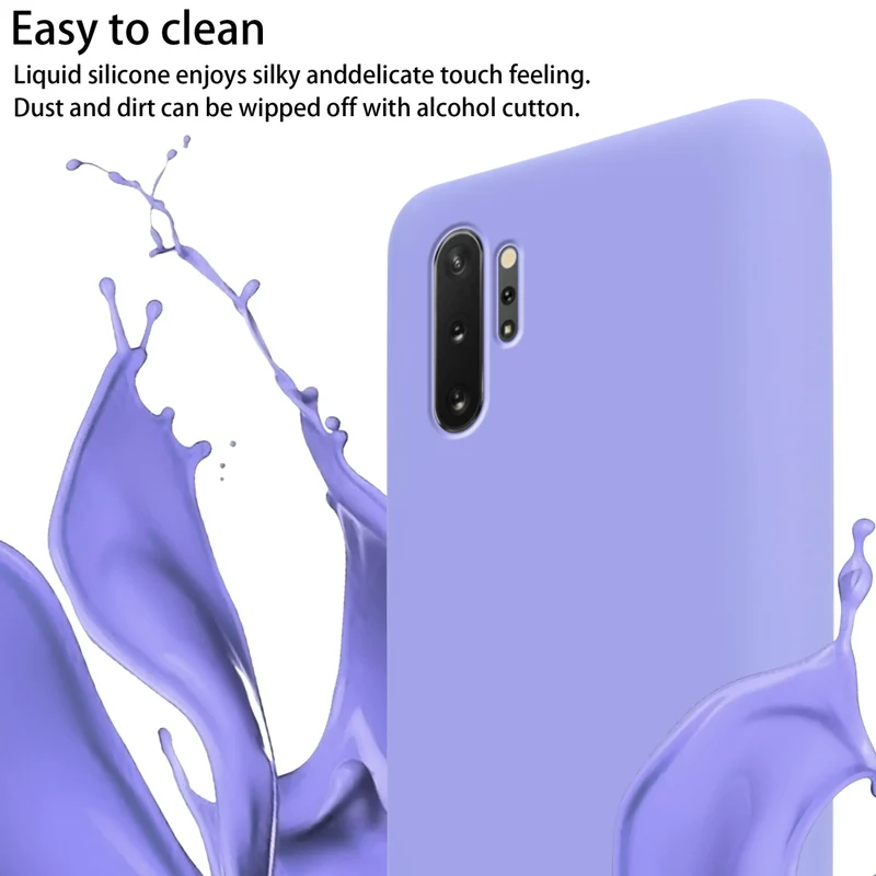Cadorabo Handy Kette kompatibel mit Samsung Galaxy NOTE 10 PLUS Silikon Schutzhülle mit längen verstellbaren Kordel Band