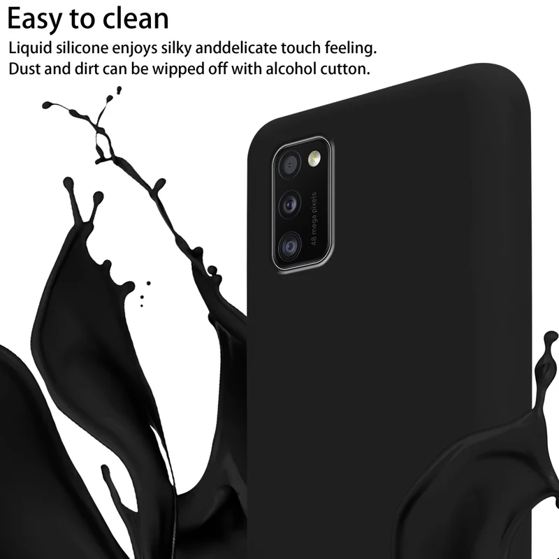 Cadorabo Handy Kette kompatibel mit Samsung Galaxy A51 4G / M40s Silikon Schutzhülle mit längen verstellbaren Kordel Band