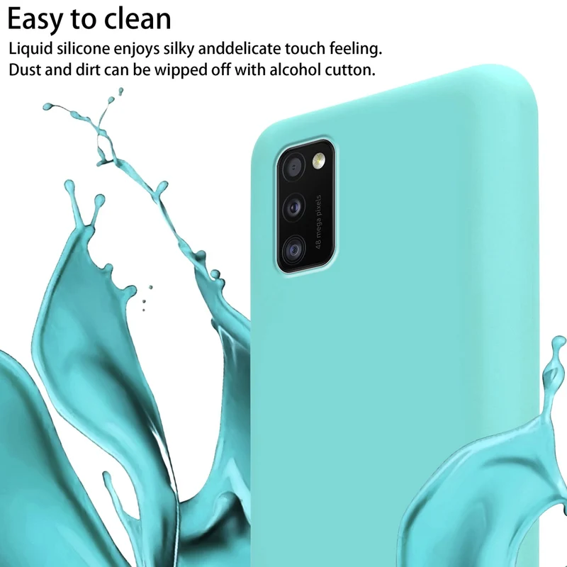 Cadorabo Handy Kette kompatibel mit Samsung Galaxy A51 4G / M40s Silikon Schutzhülle mit längen verstellbaren Kordel Band