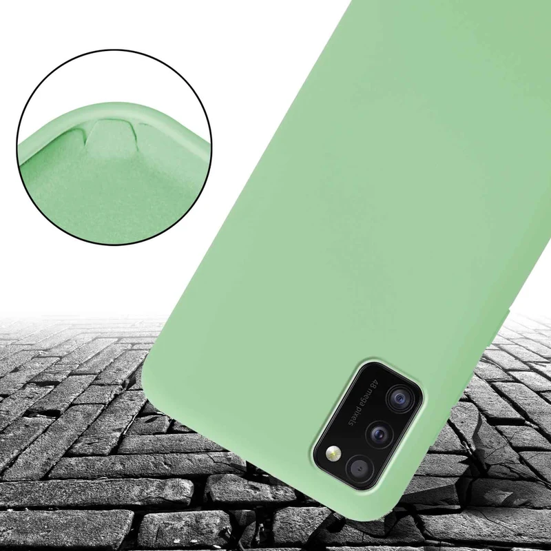 Cadorabo Handy Kette kompatibel mit Samsung Galaxy A51 4G / M40s Silikon Schutzhülle mit längen verstellbaren Kordel Band