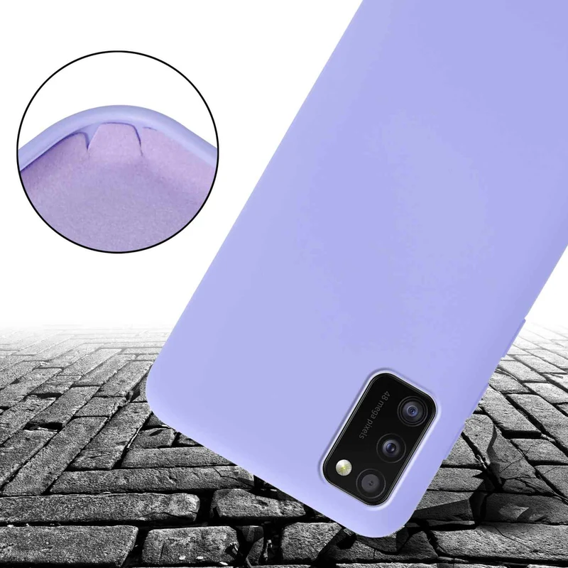 Cadorabo Handy Kette kompatibel mit Samsung Galaxy A51 4G / M40s Silikon Schutzhülle mit längen verstellbaren Kordel Band