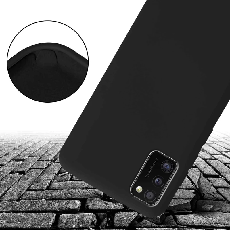 Cadorabo Handy Kette kompatibel mit Samsung Galaxy A41 Silikon Schutzhülle mit längen verstellbaren Kordel Band